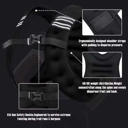 12lb Weight Vest Weightlifting