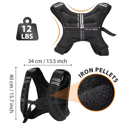 12lb Weight Vest Weightlifting