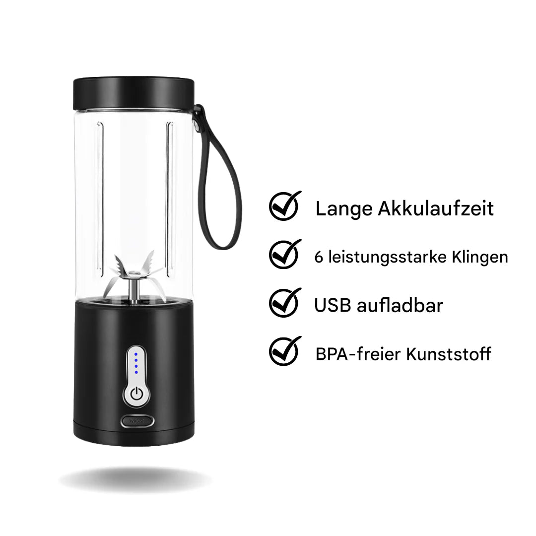 Tragbarer Smoothiemaker Mit 6 Leistungsstarken Klingen - Blendease Pro